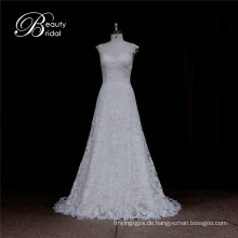 Einfaches Modell A Hochzeit Kleid Linienmuster